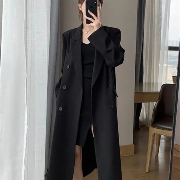 women's trench coats black suit windbreaker women's spring autumn highend temperament office lady midlength trench coat black wome, Tan;black
women's trench coats black suit windbreaker women's spring autumn highend temperament office lady midlength trench coat black wome, Tan;black