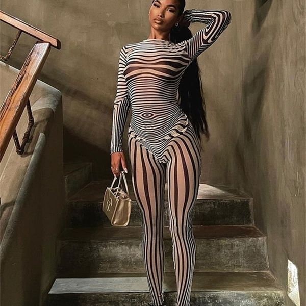 women's tracksuits kliou mesh striped two piece set women sheath body-shaping high street hipster long sleeve o-neck female streetwear, Gray
women's tracksuits kliou mesh striped two piece set women sheath body-shaping high street hipster long sleeve o-neck female streetwear, Gray