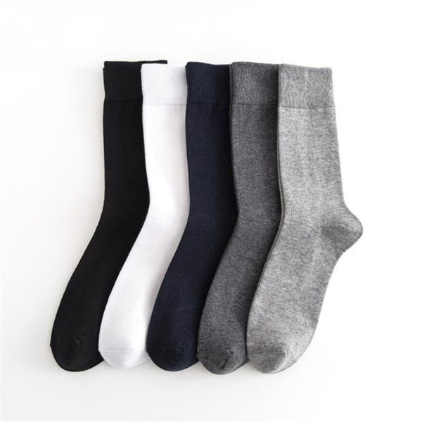 men's socks 5pairslot 100 cotton men long leg business autumn winter breathable man calcetines meias 220923, Black
men's socks 5pairslot 100 cotton men long leg business autumn winter breathable man calcetines meias 220923, Black