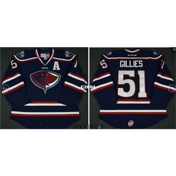 mens #51 south sting gillies echl hockey jersey or custom any name or number retro jersey, Black
mens #51 south sting gillies echl hockey jersey or custom any name or number retro jersey, Black