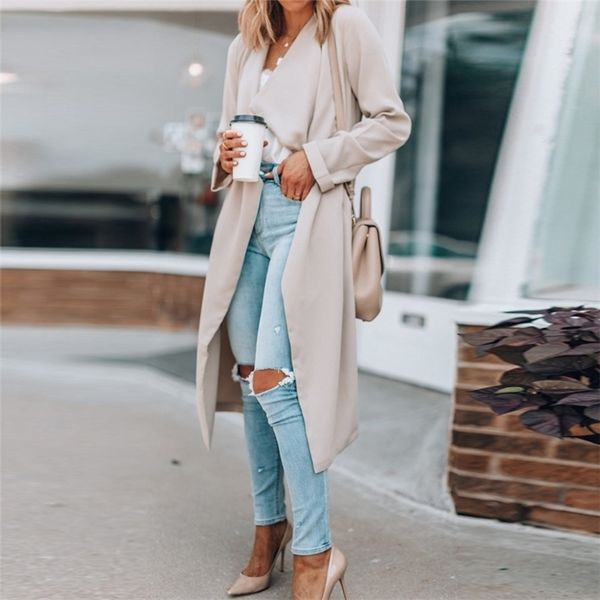 women's trench coats women elegant turndown collar office cardigan spring solid loose long outerewar autumn long sleeve jacket coats h, Tan;black
women's trench coats women elegant turndown collar office cardigan spring solid loose long outerewar autumn long sleeve jacket coats h, Tan;black