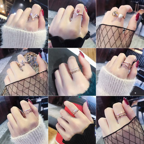 fashion ring adjustable opening band extravagant luxury bague diamond jewelry rings wedding gift simple love gold silver rose colors rings w
fashion ring adjustable opening band extravagant luxury bague diamond jewelry rings wedding gift simple love gold silver rose colors rings w