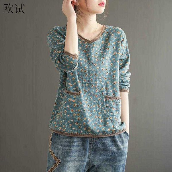 women's t-shirt oversized vintage t shirt women cotton linen t-shirt long sleeve floral loose tee shirt woman autumn tshirt ladies cas, White
women's t-shirt oversized vintage t shirt women cotton linen t-shirt long sleeve floral loose tee shirt woman autumn tshirt ladies cas, White