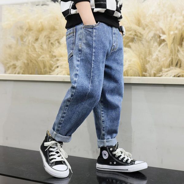 jeans ienens kids casual pants boy's clothes boy loose letter 4-11y child autumn cotton denim young stretch 220923, Blue
jeans ienens kids casual pants boy's clothes boy loose letter 4-11y child autumn cotton denim young stretch 220923, Blue