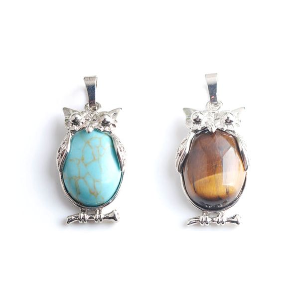 natural oval cabochon stone pendant necklace owl healing crystal quartz amethysts reiki necklaces jewelry for women bm900, Silver
natural oval cabochon stone pendant necklace owl healing crystal quartz amethysts reiki necklaces jewelry for women bm900, Silver