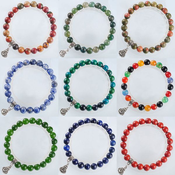 natural gemstone beads stretch beaded strands bracelet round lapis lazuli blue sand unakite jasper jewelry charm bk309, Black
natural gemstone beads stretch beaded strands bracelet round lapis lazuli blue sand unakite jasper jewelry charm bk309, Black