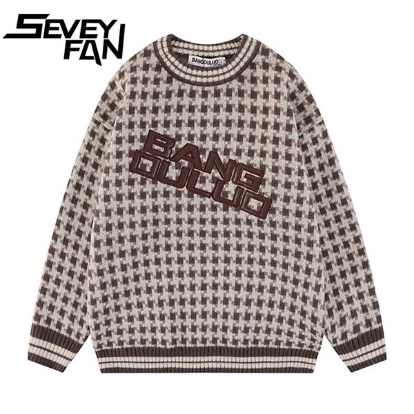 mens sweaters seveyfan mens sweater hip hop knitwears retro vintage harajuku streetwear fashion oneck high street outwear 220923, White;black
mens sweaters seveyfan mens sweater hip hop knitwears retro vintage harajuku streetwear fashion oneck high street outwear 220923, White;black