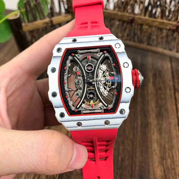 watches wristwatch luxury richa milles designer carbon fiber hollowed out men's automatic mechanical watch white t vb3d, Slivery;brown
watches wristwatch luxury richa milles designer carbon fiber hollowed out men's automatic mechanical watch white t vb3d, Slivery;brown