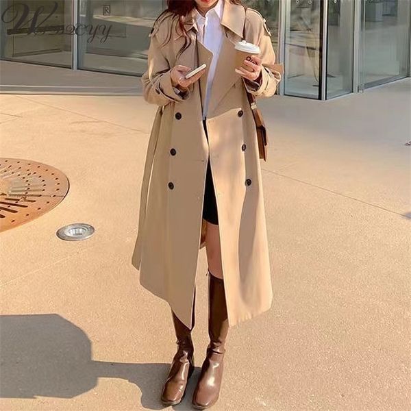 women's trench coats woman's trench coat long fashion korean streetwear style loose cloak casual elegant thin spring women's, Tan;black
women's trench coats woman's trench coat long fashion korean streetwear style loose cloak casual elegant thin spring women's, Tan;black