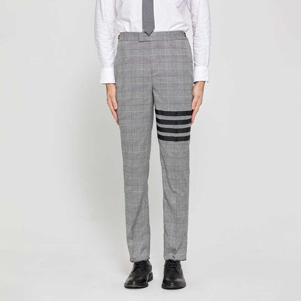 men's fleece tb trousers autunm fshion brand pant black and white wool prince of wales 4-bar stripe suit pants formal offical suitting
men's fleece tb trousers autunm fshion brand pant black and white wool prince of wales 4-bar stripe suit pants formal offical suitting
