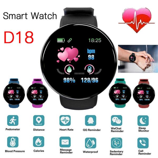 wristwatches d18 smart watch heart rate monitor blood pressure waterproof men's and women's fitness tracker digital bracelet for a, Slivery;brown
wristwatches d18 smart watch heart rate monitor blood pressure waterproof men's and women's fitness tracker digital bracelet for a, Slivery;brown