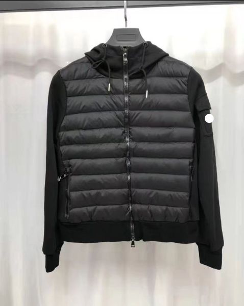 designer maya brand men's down embroidered badge ladies knit patchwork coat lightweight sports slim clothes labels complete, Black
designer maya brand men's down embroidered badge ladies knit patchwork coat lightweight sports slim clothes labels complete, Black