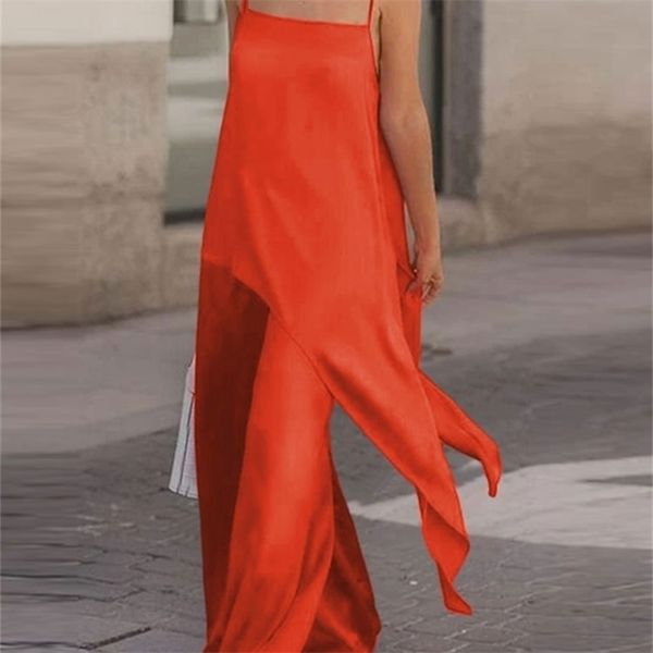 women's two piece pants fashion women 2pcs sets celmia streetwear satin pant sets summer sleeveless asymmetrical sling and wide leg pan, White
women's two piece pants fashion women 2pcs sets celmia streetwear satin pant sets summer sleeveless asymmetrical sling and wide leg pan, White