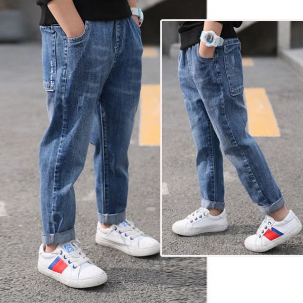 jeans ienens boys kids straight denim trousers spring autumn baby boy cowboy pants children clothes elastic waist 5-13y 220923, Blue
jeans ienens boys kids straight denim trousers spring autumn baby boy cowboy pants children clothes elastic waist 5-13y 220923, Blue