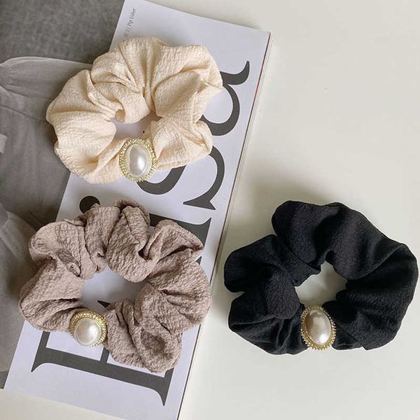 pearl mesh large intestine circle hair rubber bands fashion accessories women folded satin pendant high elastic rope, Pink
pearl mesh large intestine circle hair rubber bands fashion accessories women folded satin pendant high elastic rope, Pink