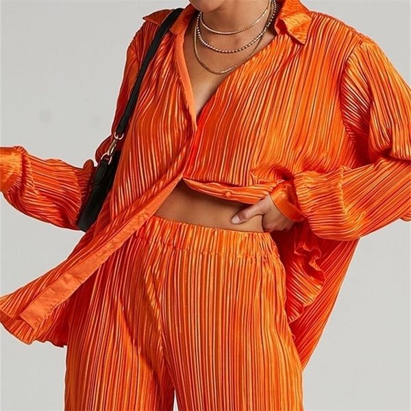women's two piece pants pleated women's shirt trousers two piece sets elegant long sleeve shirts and high waist wide leg pants sui, White
women's two piece pants pleated women's shirt trousers two piece sets elegant long sleeve shirts and high waist wide leg pants sui, White
