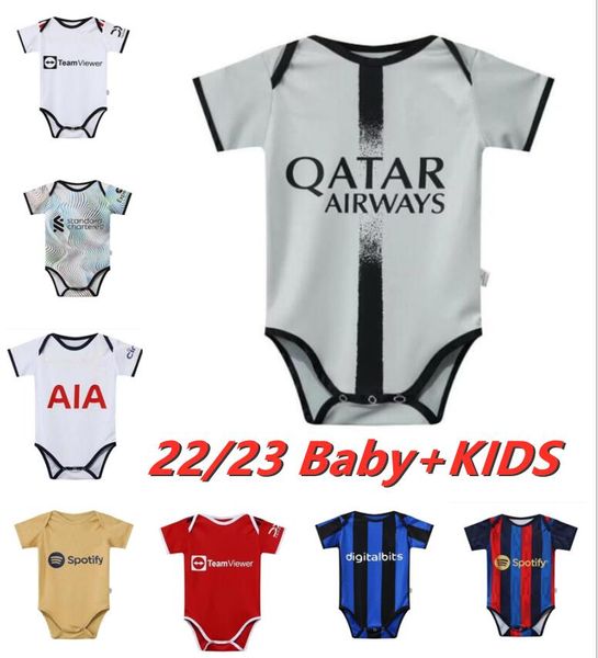 22 23 baby kit soccer jersey 2022 2023 kids suit 6 to 18 months boys child sets home away football shirt uniform 668, Black;yellow
22 23 baby kit soccer jersey 2022 2023 kids suit 6 to 18 months boys child sets home away football shirt uniform 668, Black;yellow