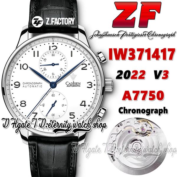 zf v3 az371417 a7750 automatic chronograph mens watch th 12.3 white dial blue number markers stainless steel case leather strap 2022 super e, Slivery;brown
zf v3 az371417 a7750 automatic chronograph mens watch th 12.3 white dial blue number markers stainless steel case leather strap 2022 super e, Slivery;brown
