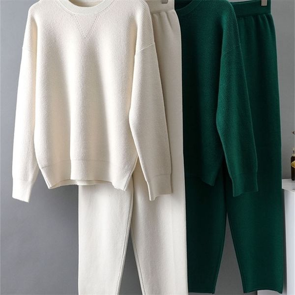 women's two piece pants ezsskj 2 pieces sweater set women tracksuit oneck sweater loose trousers chic pullover sweater knitted carrot p, White
women's two piece pants ezsskj 2 pieces sweater set women tracksuit oneck sweater loose trousers chic pullover sweater knitted carrot p, White