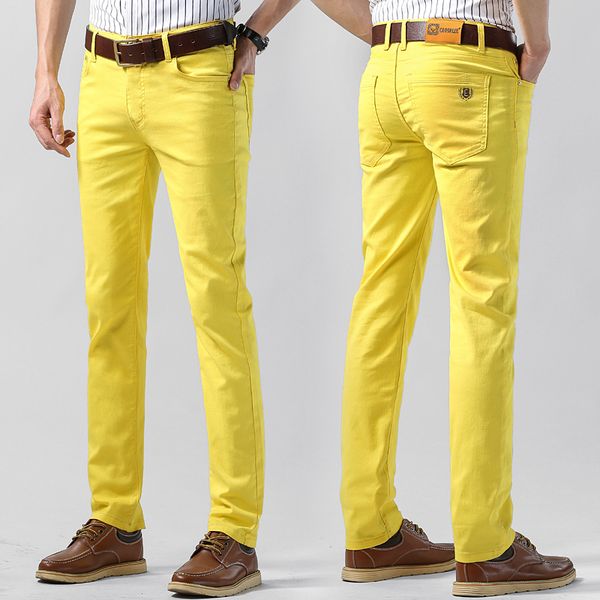 men's jeans autumn and winter yellow trendy brand fashion all match pink casual pants male classic red denim trousers 220923, Blue
men's jeans autumn and winter yellow trendy brand fashion all match pink casual pants male classic red denim trousers 220923, Blue