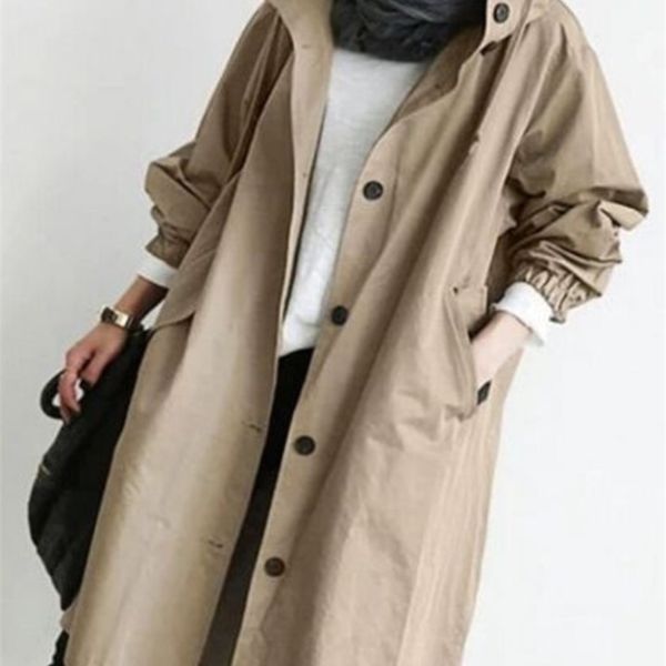 women's trench coats autumn and winter trench coat women's coat women's jacket spring streetwear womens fashion clothes women, Tan;black
women's trench coats autumn and winter trench coat women's coat women's jacket spring streetwear womens fashion clothes women, Tan;black