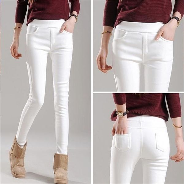 women's pants capris women winter white stretch pencil high waist female skinny pantalones de mujer 220923, Black;white
women's pants capris women winter white stretch pencil high waist female skinny pantalones de mujer 220923, Black;white