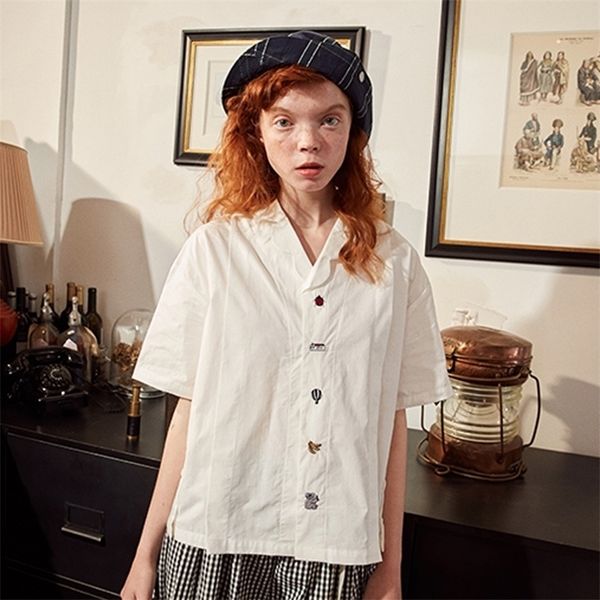 women's blouses shirts fashion design sweet women white cotton blouse koala embroidery cartoon animal button short sleeve summer ladies
women's blouses shirts fashion design sweet women white cotton blouse koala embroidery cartoon animal button short sleeve summer ladies