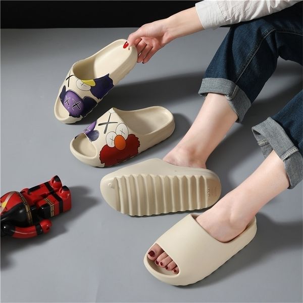 slippers summer house cartoon men women flip flops thick slides fashion printed couples platform shoes outdoor sandals 220923, Black
slippers summer house cartoon men women flip flops thick slides fashion printed couples platform shoes outdoor sandals 220923, Black