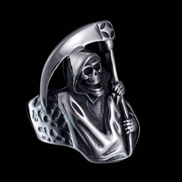 10pcs mens boys vintage rugged skull rings fashion punk party biker jewelry sickle ring halloween gift, Silver
10pcs mens boys vintage rugged skull rings fashion punk party biker jewelry sickle ring halloween gift, Silver