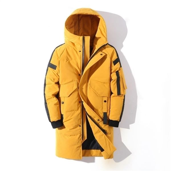 men's down parkas teens winter jacket stylish male coat thick warm man clothing brand apparel parka 220922, Black
men's down parkas teens winter jacket stylish male coat thick warm man clothing brand apparel parka 220922, Black