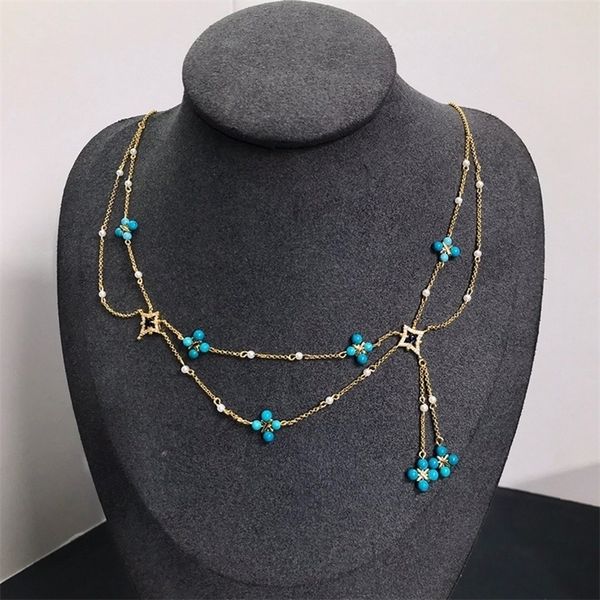 pendant necklaces roman style double layer blue stone pearl design flower turquoise bohemia statement necklace zk35 220924, Silver
pendant necklaces roman style double layer blue stone pearl design flower turquoise bohemia statement necklace zk35 220924, Silver