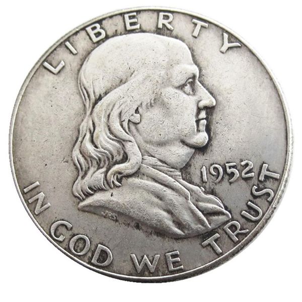 us 1952psd franklin half dollar craft silver plated copy coin brass ornaments home decoration accessories2126
us 1952psd franklin half dollar craft silver plated copy coin brass ornaments home decoration accessories2126