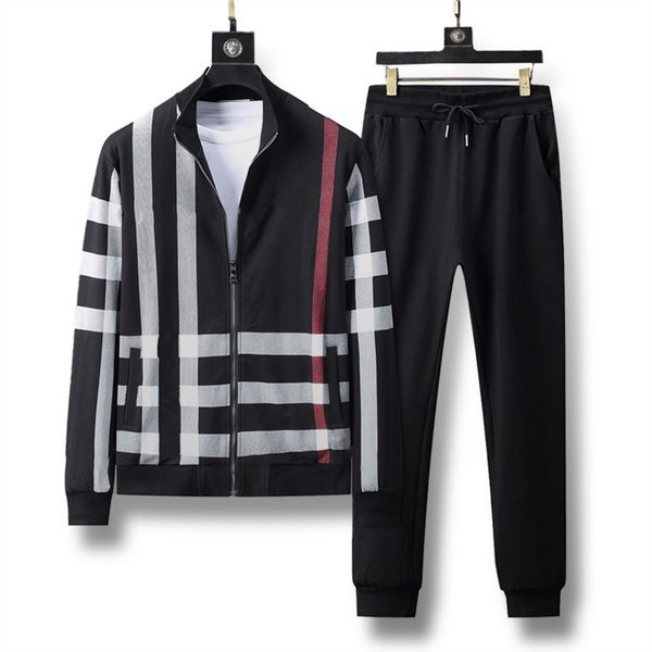 luxurious designers tracksuits mens womens long sportswear classic plaid printing jogging zipped jacket pants set of 2 pieces hoodies coat s, Gray
luxurious designers tracksuits mens womens long sportswear classic plaid printing jogging zipped jacket pants set of 2 pieces hoodies coat s, Gray