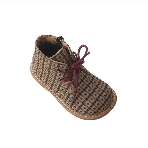 boots british style children short handsome autumn boys single fashion girls retro lattice baby soft warm shoes t220925, Black;grey
boots british style children short handsome autumn boys single fashion girls retro lattice baby soft warm shoes t220925, Black;grey
