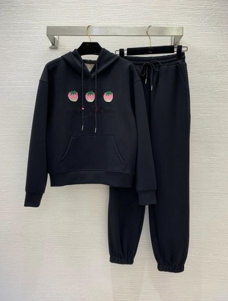women's two piece pants age-reducing leisure sports suit alphabet toothbrush flocking process long-sleeved hooded pullover sweater elas, White
women's two piece pants age-reducing leisure sports suit alphabet toothbrush flocking process long-sleeved hooded pullover sweater elas, White