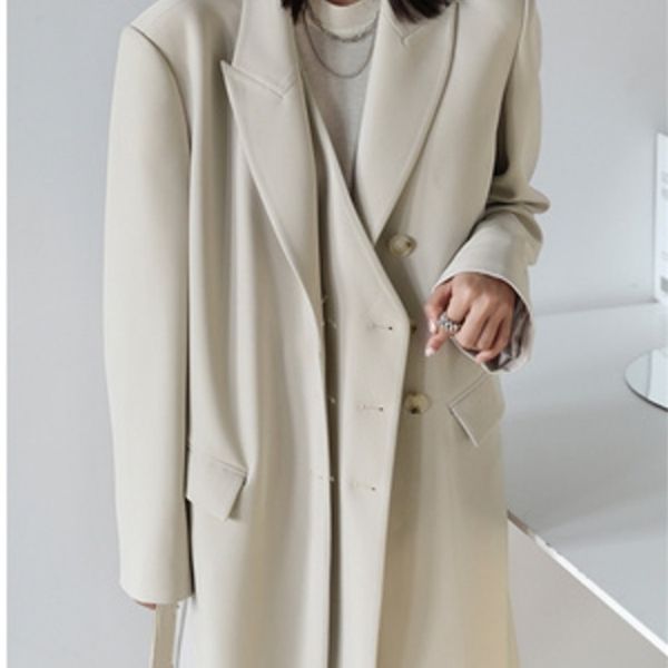 women's trench coats ewq women blazers long trench coat women coats windbreaker outerwear female office lady autumn black long clothing, Tan;black
women's trench coats ewq women blazers long trench coat women coats windbreaker outerwear female office lady autumn black long clothing, Tan;black