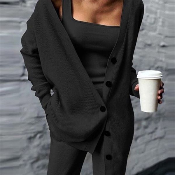 women's two piece pants tossy women solid knitted 3 pices set cardigan tank and casual loose long pants chic suit tracksuit fall winte, White
women's two piece pants tossy women solid knitted 3 pices set cardigan tank and casual loose long pants chic suit tracksuit fall winte, White