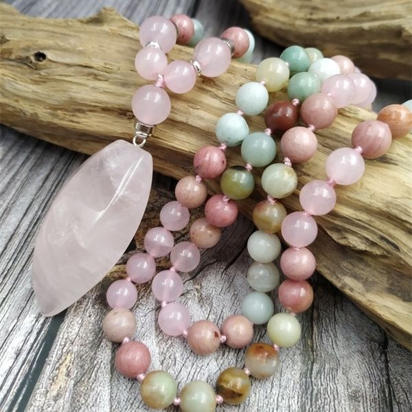 pendant necklaces ya4057 rose quartzs ite serpeggiante beads stone handmade knot 220924, Silver
pendant necklaces ya4057 rose quartzs ite serpeggiante beads stone handmade knot 220924, Silver