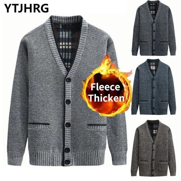 mens sweaters mens clothing fashion knitted sweaters autumn winter jackets single breasted cardigan fleece with pocket thicken coats 220923, White;black
mens sweaters mens clothing fashion knitted sweaters autumn winter jackets single breasted cardigan fleece with pocket thicken coats 220923, White;black