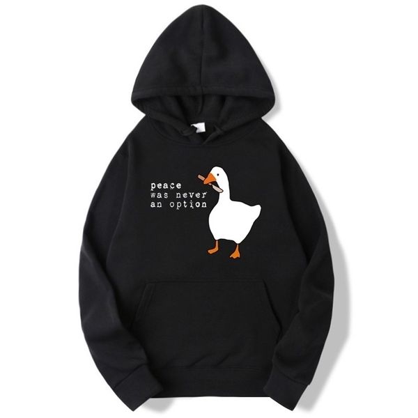 men's hoodies sweatshirts hoodies men autumn winter sudadera hombre peace was never an option goose hoodie hooded for men women sweatsh, Black
men's hoodies sweatshirts hoodies men autumn winter sudadera hombre peace was never an option goose hoodie hooded for men women sweatsh, Black