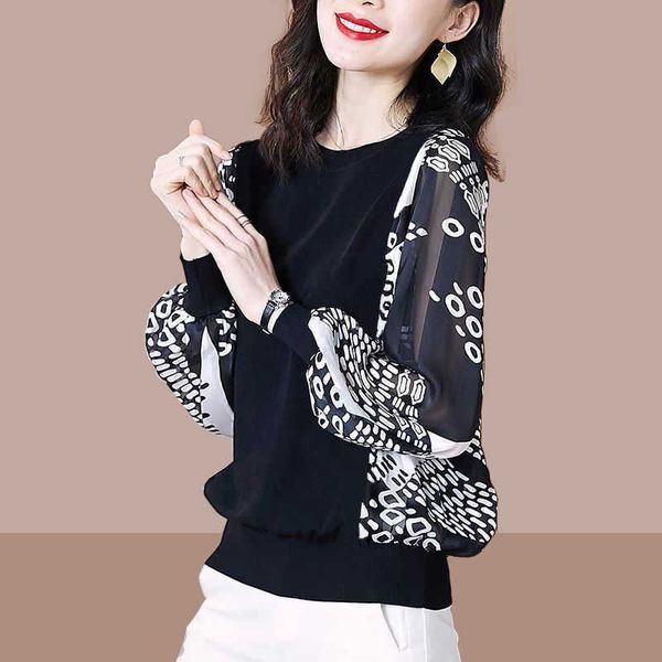 women's t-shirt patchwork o-neck full sleeve women elegant fashion comfortable simple popularity t-shirts spring autumn women's c, White
women's t-shirt patchwork o-neck full sleeve women elegant fashion comfortable simple popularity t-shirts spring autumn women's c, White