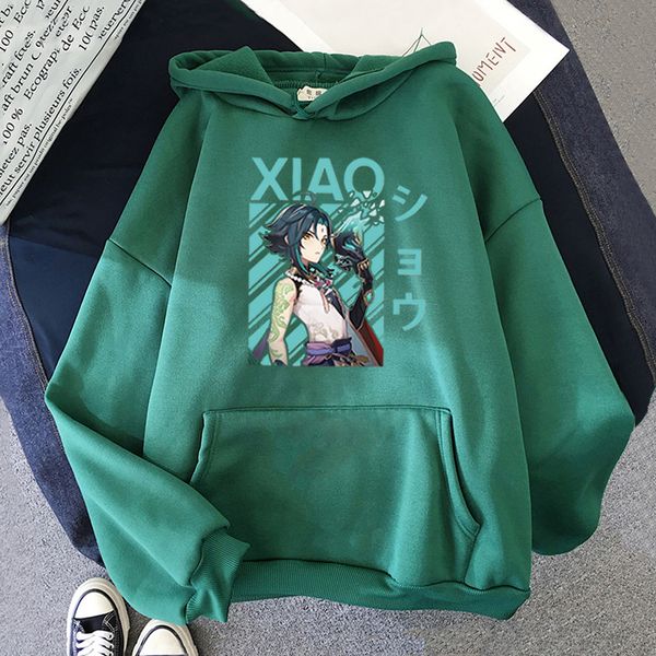 genshin impact xiao cool print game hoodies women/men kangaroo plus size sweatshirts streetwear graphic hip hop fashion, Black
genshin impact xiao cool print game hoodies women/men kangaroo plus size sweatshirts streetwear graphic hip hop fashion, Black
