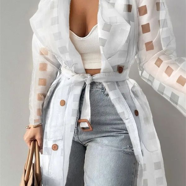 women's trench coats women perspective sheer mesh belted trench coat 220924, Tan;black
women's trench coats women perspective sheer mesh belted trench coat 220924, Tan;black