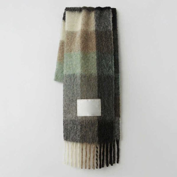 ac classic women men scarf luxury shawls imitation cashmere wraps fashion students rainbow plaid neckerchief versatile warm bib female x07b, Blue;gray
ac classic women men scarf luxury shawls imitation cashmere wraps fashion students rainbow plaid neckerchief versatile warm bib female x07b, Blue;gray