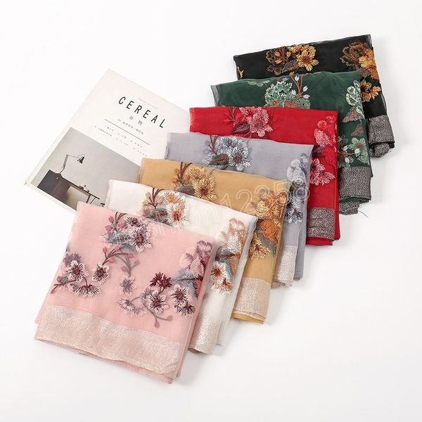 silk wool scarf women embrodiery shawls and wraps hijab lady travel pashmina winter neck scarves stoles foulard, Blue;gray
silk wool scarf women embrodiery shawls and wraps hijab lady travel pashmina winter neck scarves stoles foulard, Blue;gray
