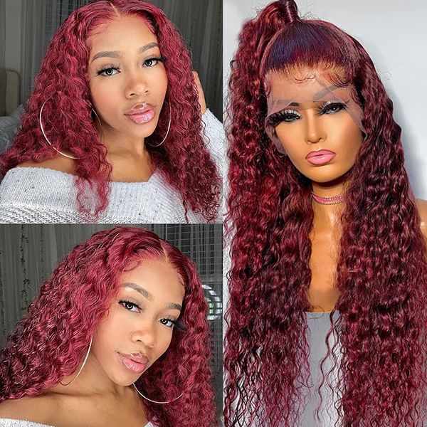 lace wigs siyo 99j burgundy deep wave frontal red colored curly human hair front 34 inch remy hd closure 220924, Black;brown
lace wigs siyo 99j burgundy deep wave frontal red colored curly human hair front 34 inch remy hd closure 220924, Black;brown