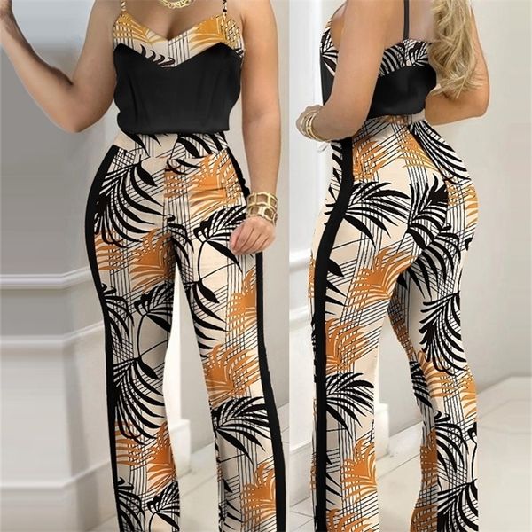 women's two piece pants print colorblock flare pants set women summer fashion high waist skinny bodycon long trousers two pieces suit 2, White
women's two piece pants print colorblock flare pants set women summer fashion high waist skinny bodycon long trousers two pieces suit 2, White