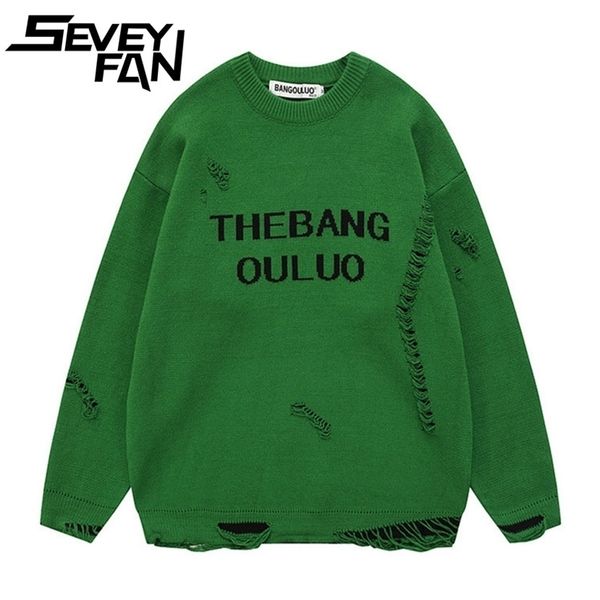 mens sweaters seveyfan mens sweater hip hop knitwears retro vintage broken hole letters printing streetwear loose high street outwear 220923, White;black
mens sweaters seveyfan mens sweater hip hop knitwears retro vintage broken hole letters printing streetwear loose high street outwear 220923, White;black