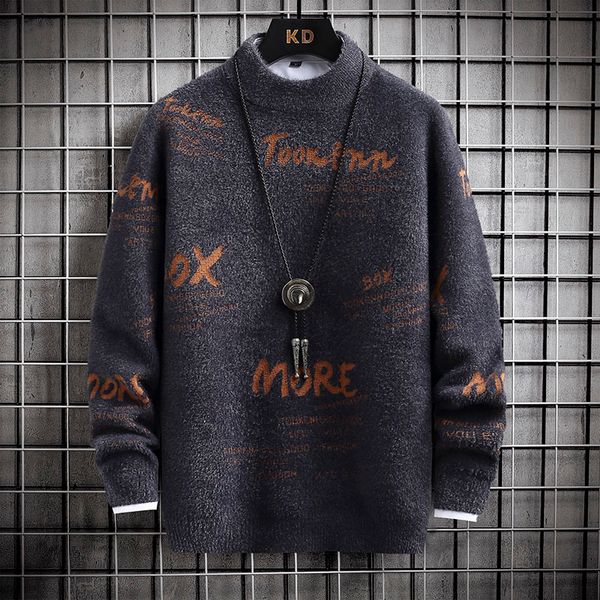 men's sweaters winter brand cashmere sweater men clothing fashion mens jumper thick warm pull homme turtleneck male 220923, White;black
men's sweaters winter brand cashmere sweater men clothing fashion mens jumper thick warm pull homme turtleneck male 220923, White;black