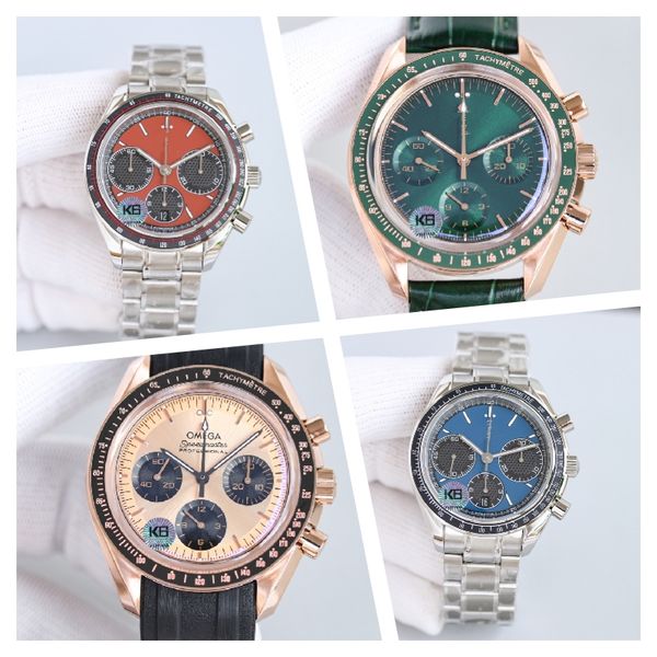 montre de luxe luxury watch mens watch 42mm 3861 chronograph movement black and gold panda dial ceramic bezel fine steel case leather strap, Slivery;brown
montre de luxe luxury watch mens watch 42mm 3861 chronograph movement black and gold panda dial ceramic bezel fine steel case leather strap, Slivery;brown